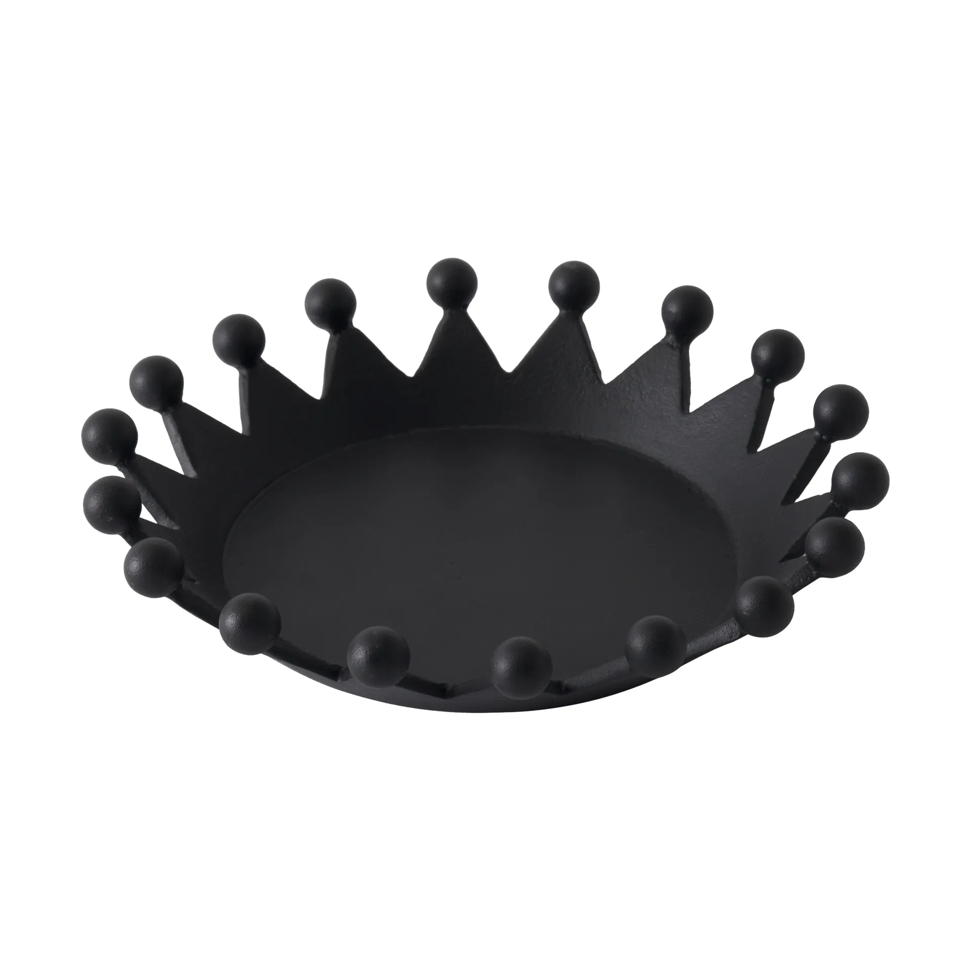 Portavelas Cast Iron Crown, Ø22x4,5 cm Tom Dixon