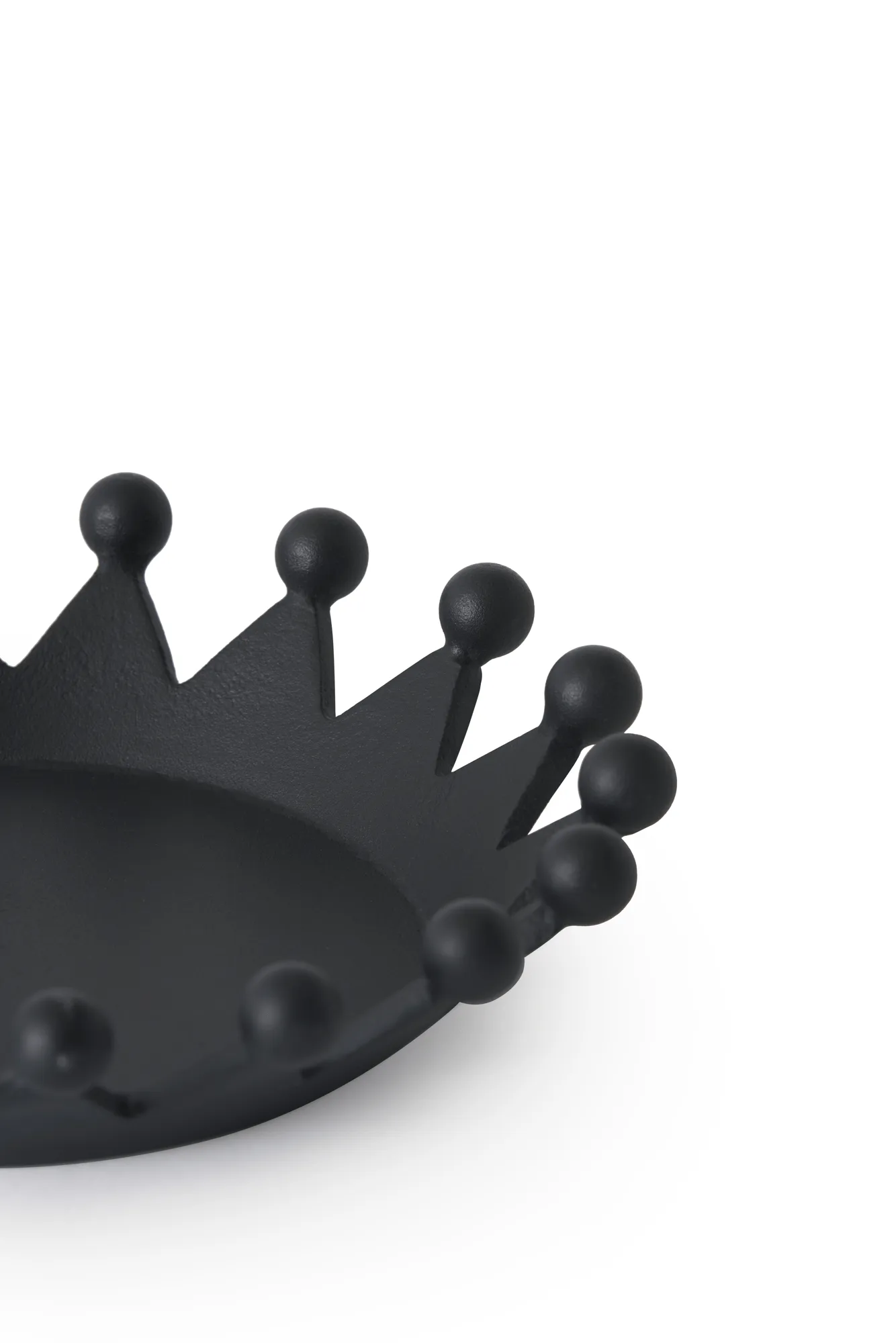 Portavelas Cast Iron Crown, Ø22x4,5 cm Tom Dixon