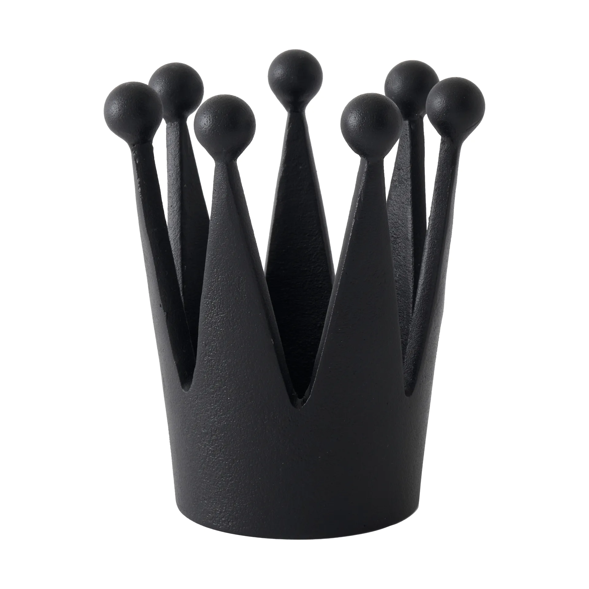 Portavelas Cast Iron Crown, Ø8,8x12,1 cm Tom Dixon