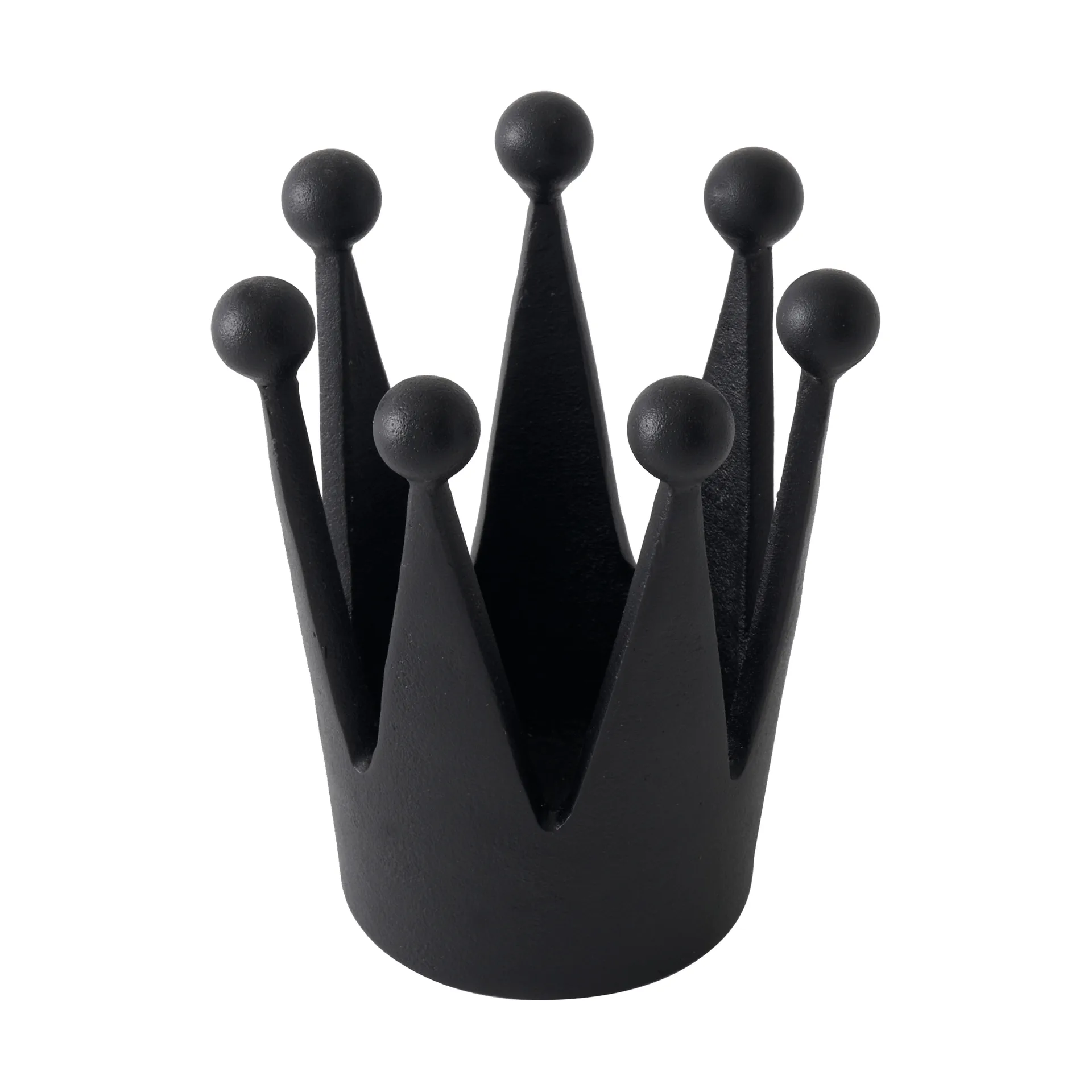 Portavelas Cast Iron Crown, Ø8,8x12,1 cm Tom Dixon
