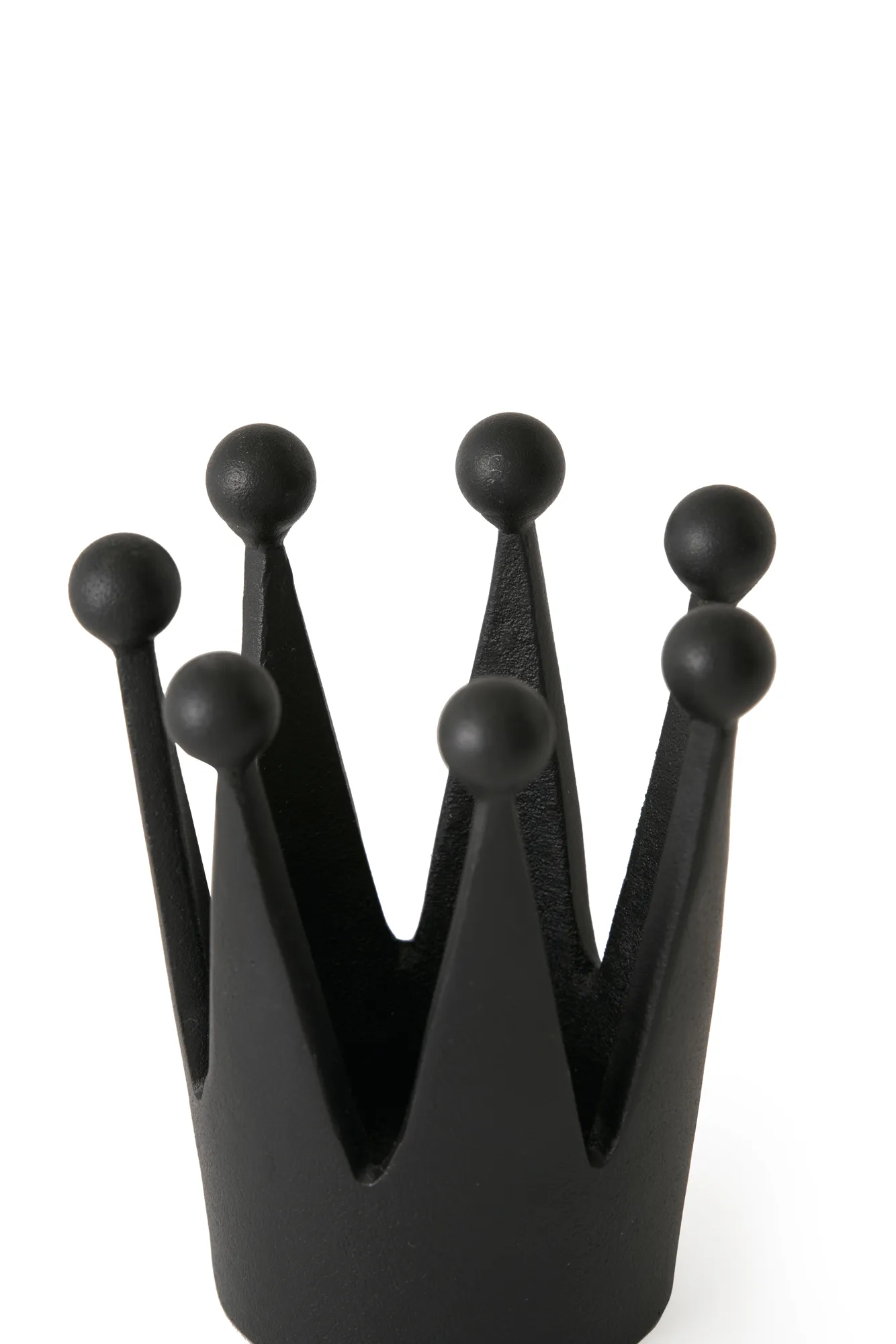 Portavelas Cast Iron Crown, Ø8,8x12,1 cm Tom Dixon