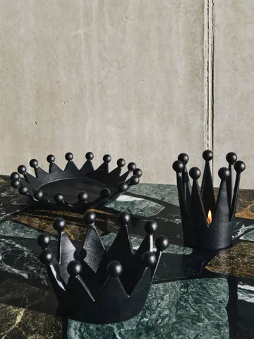 Portavelas Cast Iron Crown - Ø8,8x12,1 cm - Tom Dixon