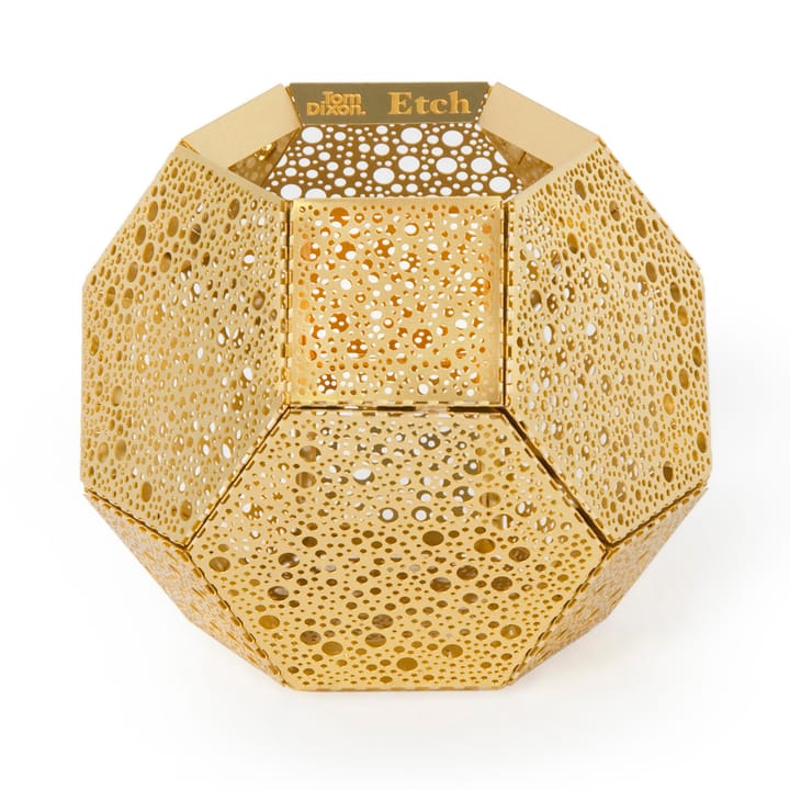 Portavelas Etch dot - latón - Tom Dixon