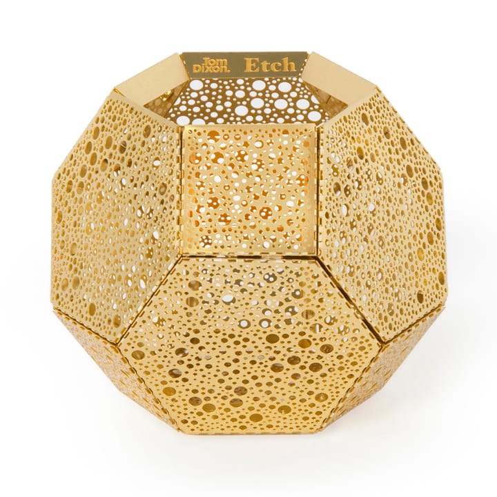 Portavelas Etch dot - latón - Tom Dixon