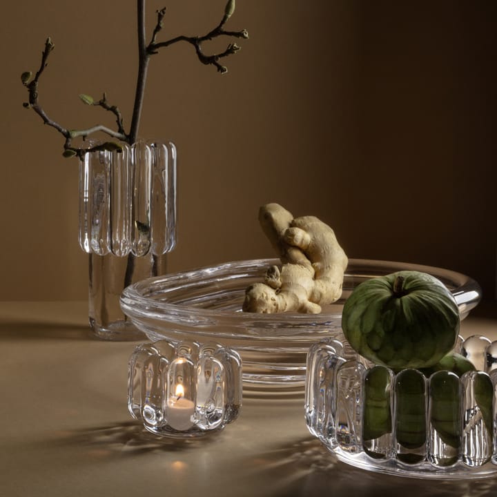 Portavelas Press vertical, Transparente Tom Dixon