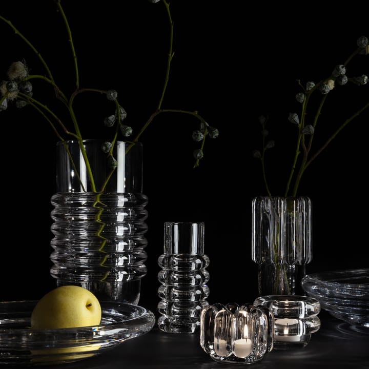 Portavelas Press vertical, Transparente Tom Dixon