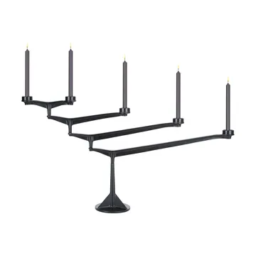 Portavelas Spin - Negro - Tom Dixon