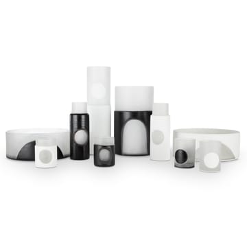 Set de 2 jarrones Carved Stem - negro - Tom Dixon