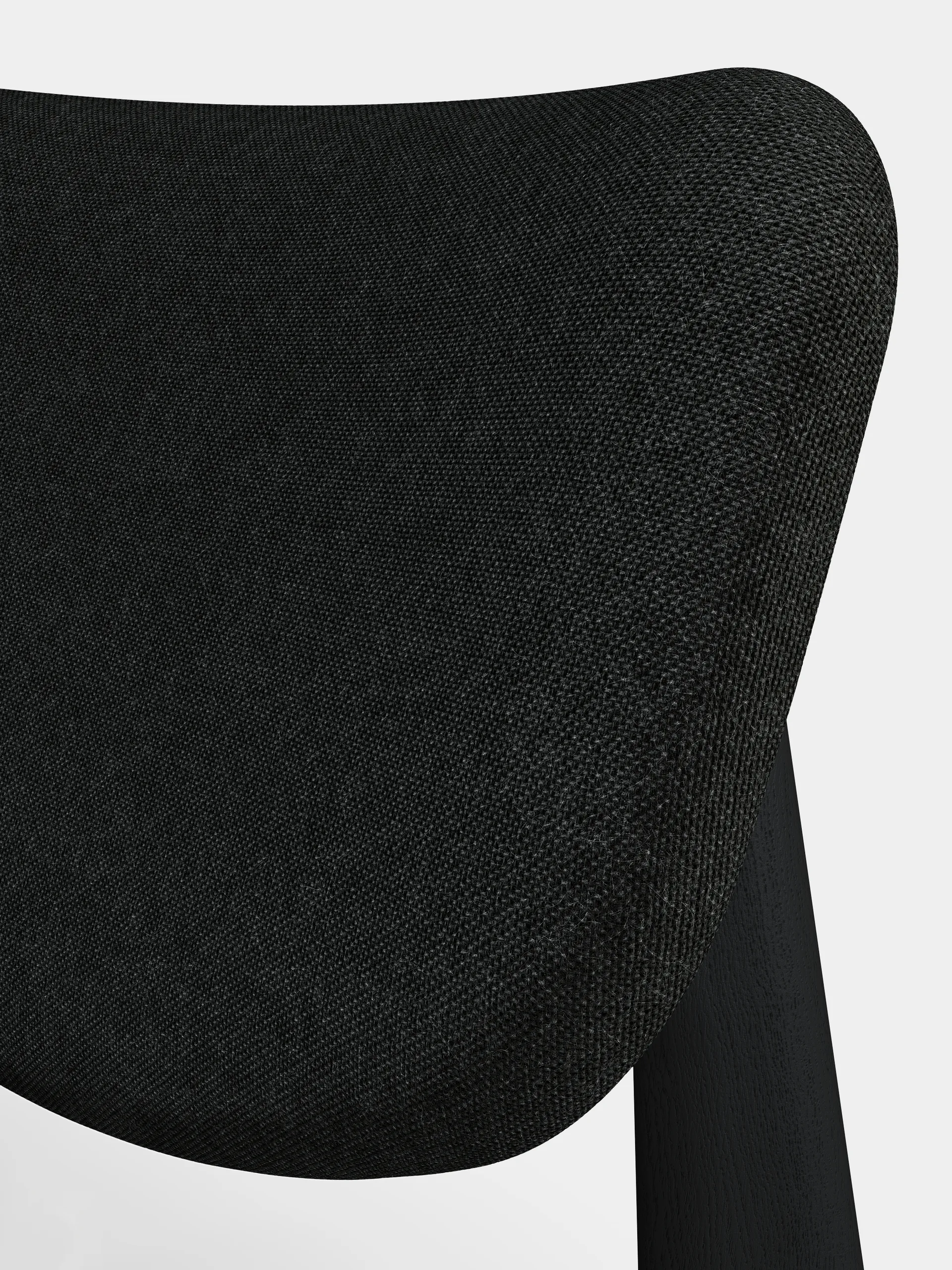 Sillón lounge Slab con asiento tapizado, Roble natural cepillado-Hallingdal 0180 CMHR Tom Dixon
