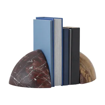 Sujetalibros Boulder 2 piezas - 12,8x12,8 cm - Tom Dixon