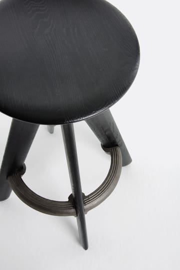 Taburete de bar Slab 76 cm - Roble negro - Tom Dixon