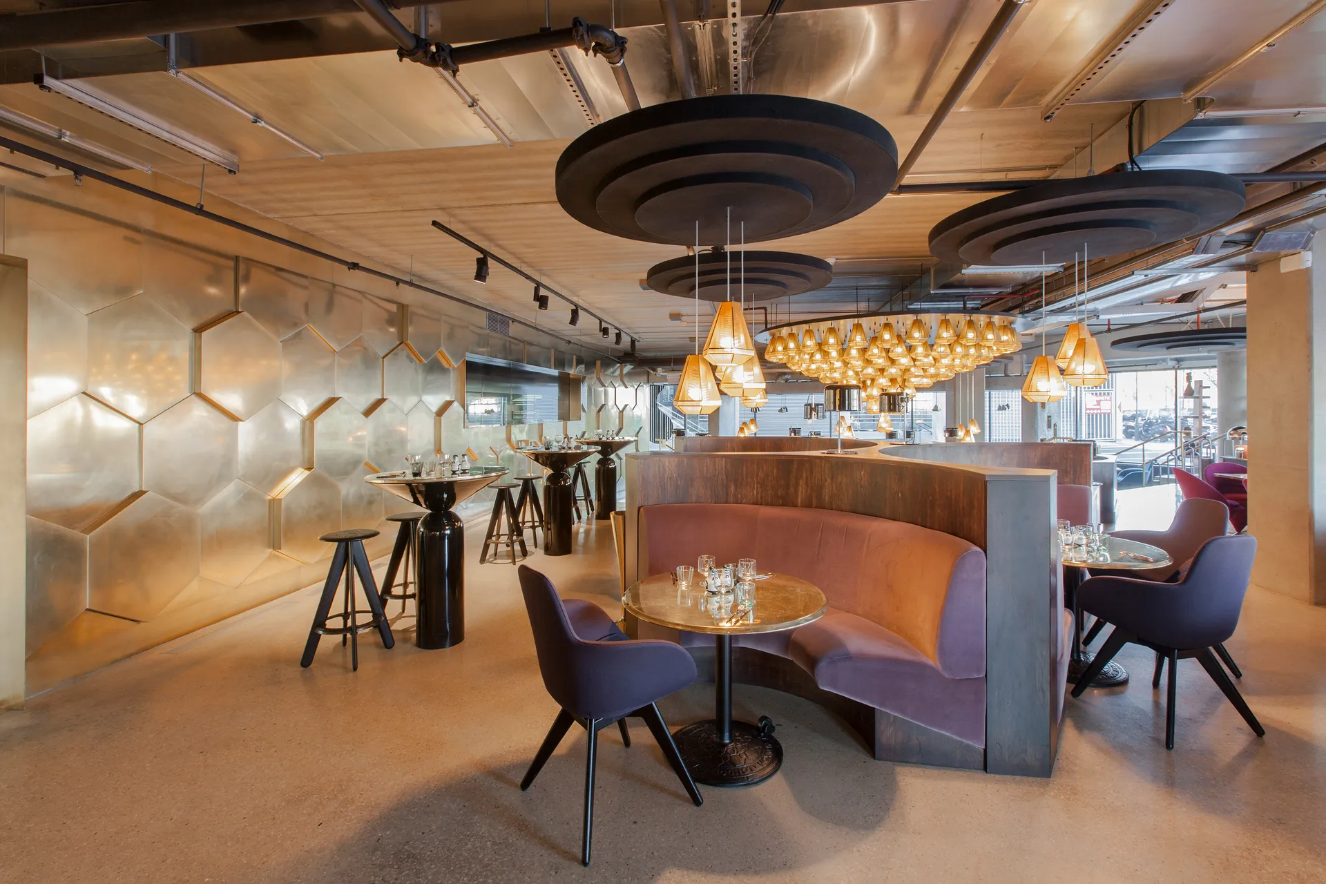 Taburete de bar Slab 76 cm, Roble negro Tom Dixon