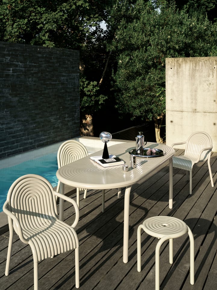 Taburete Groove 45 cm, Masilla Tom Dixon
