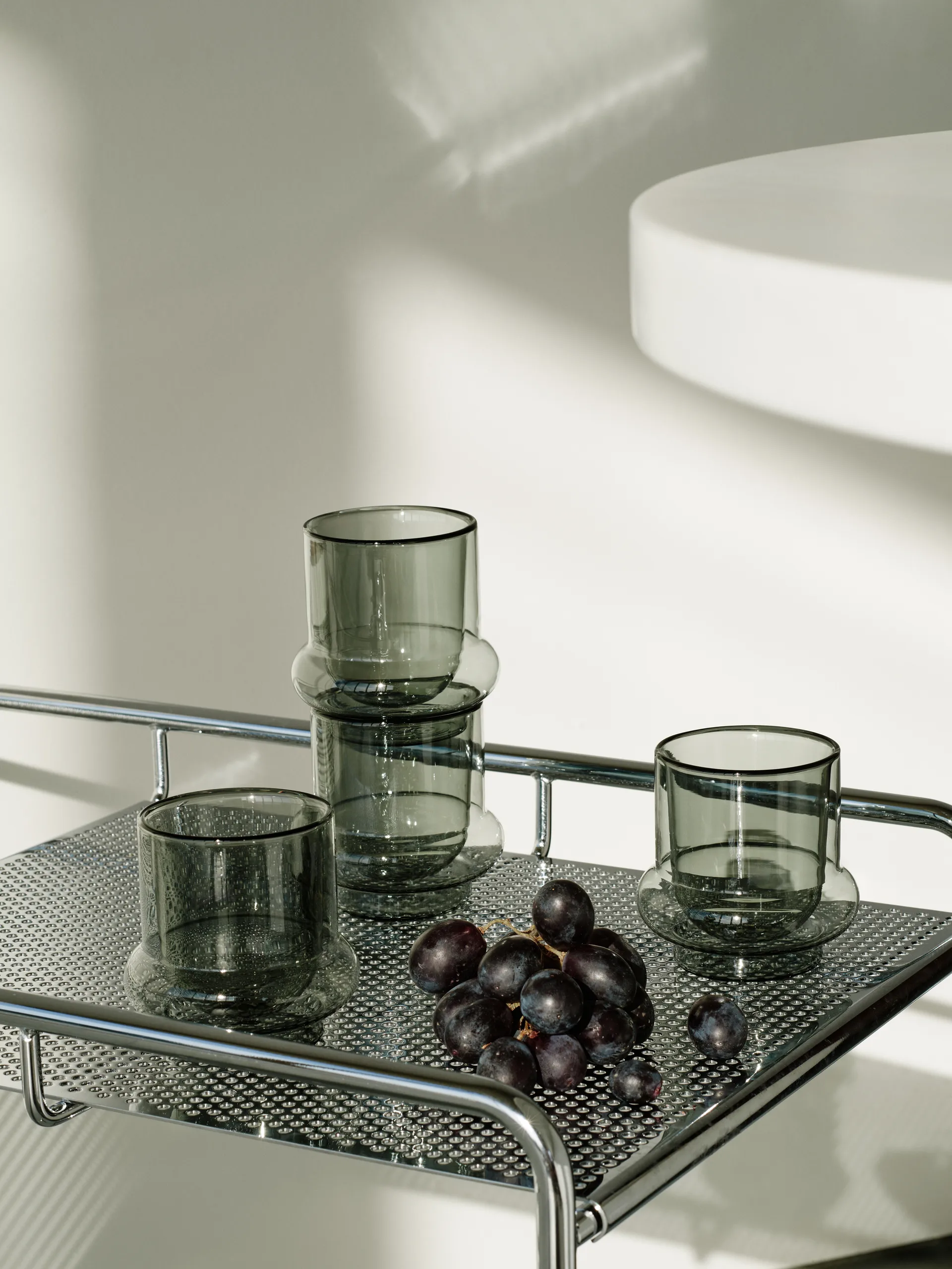 Taza de café Bump 20 cl pack de 2, Gris Tom Dixon