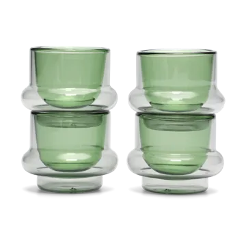 Taza de espresso Bump 5 cl pack de 4 - Verde - Tom Dixon