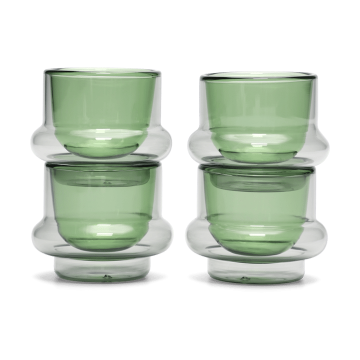 Taza de espresso Bump 5 cl pack de 4 - Verde - Tom Dixon