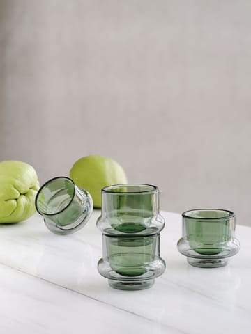 Taza de espresso Bump 5 cl pack de 4 - Verde - Tom Dixon