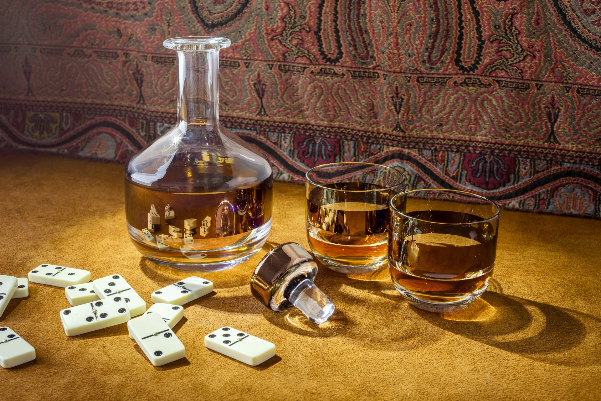 Vaso de whisky Tank 30 cl pack de 2, Transparente-cobre Tom Dixon