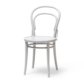 Silla Ton no.14 - Barniz blanco B20-asiento chapa New Fanér - TON