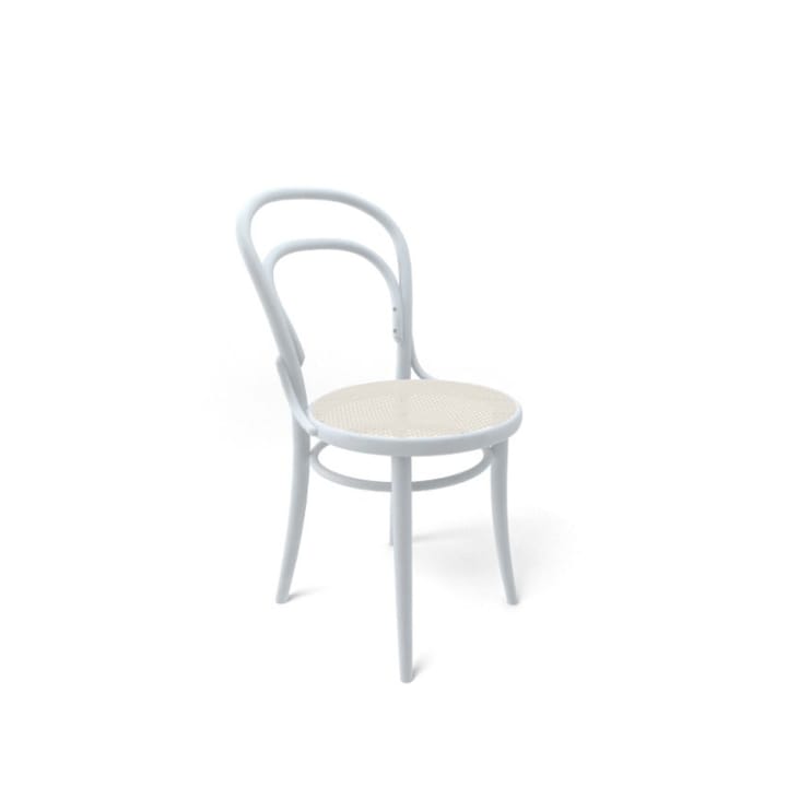 Silla Ton no.14 - Blanco B20-asiento ratán New Rotting - TON