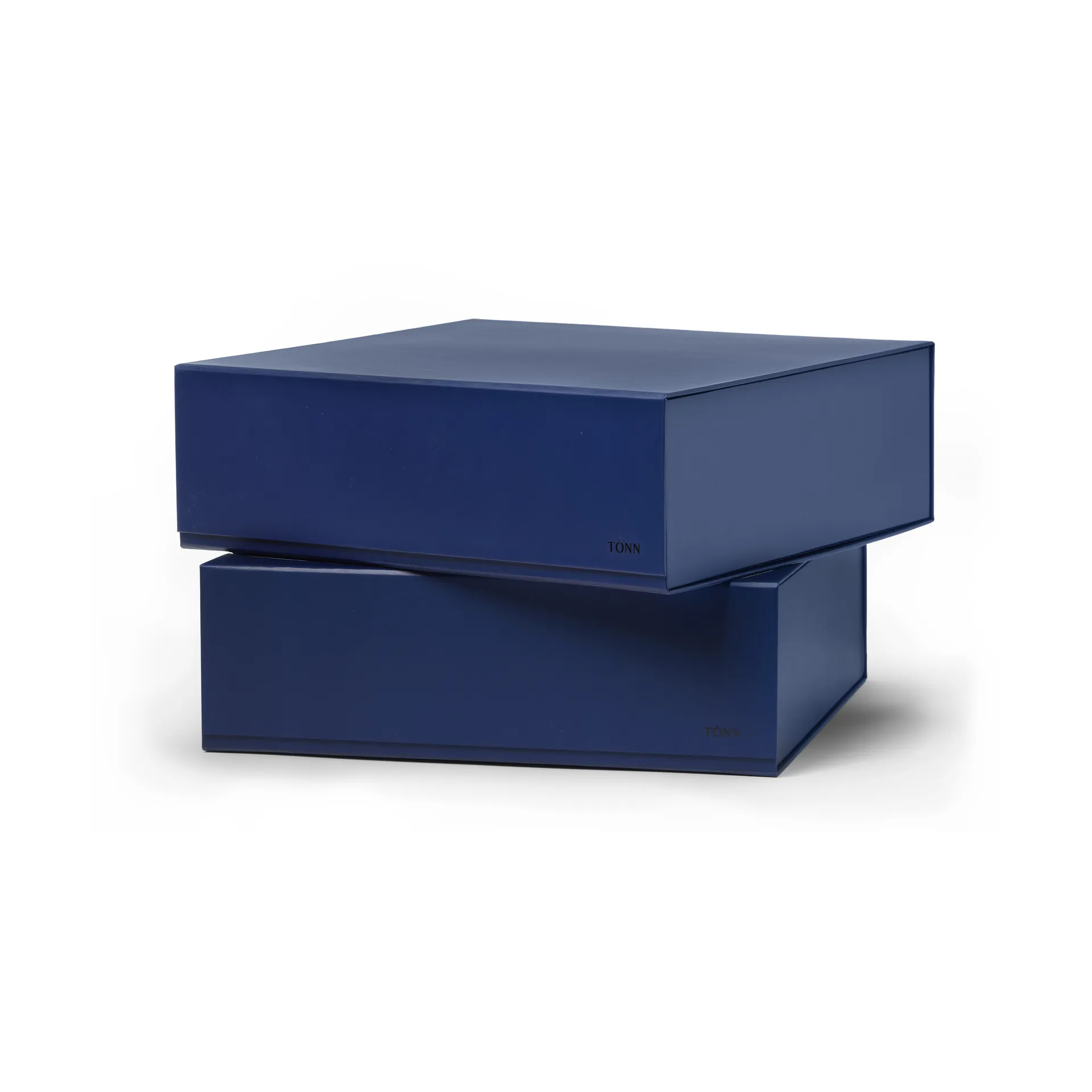 Caja de almacenamiento Pac box, Midnight blue, large 32,5×10,5×30 cm, 2-pack TÔNN furniture