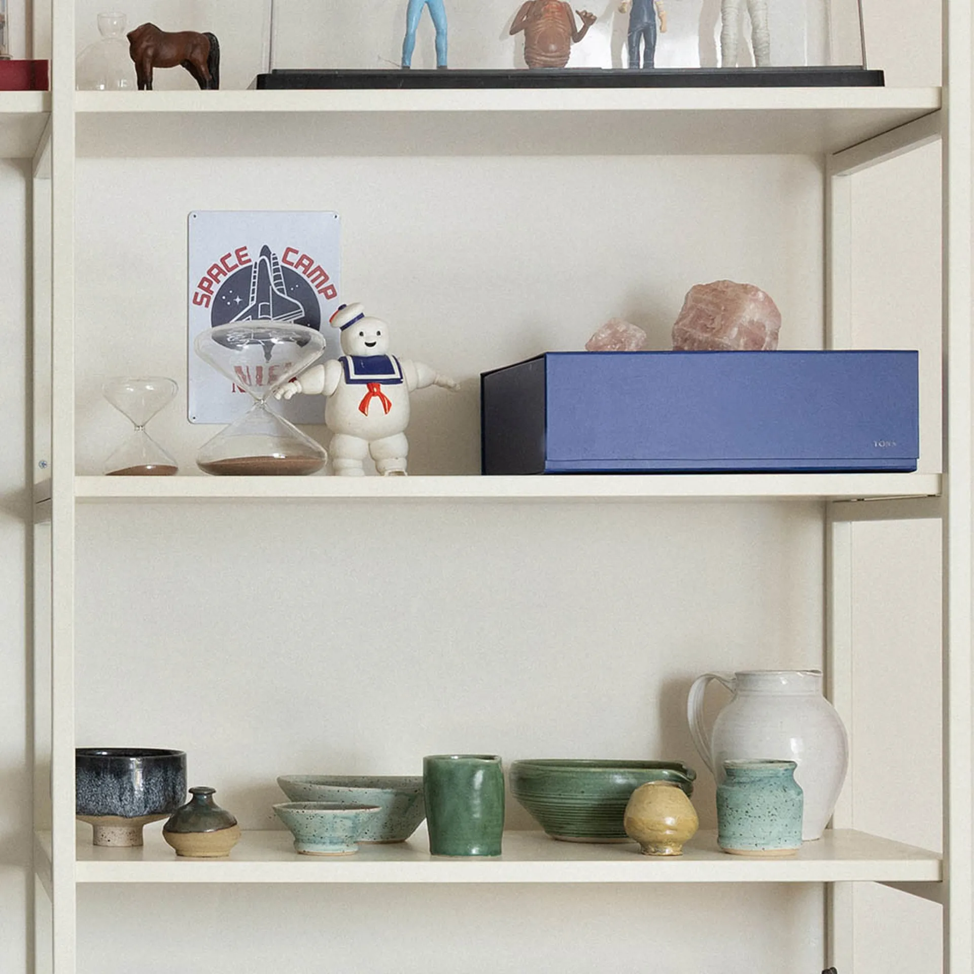 Caja de almacenamiento Pac box, Midnight blue, large 32,5×10,5×30 cm, 2-pack TÔNN furniture