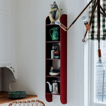 Estantería de pared Flaneaur 27x128 cm - Burgundy - TÔNN furniture