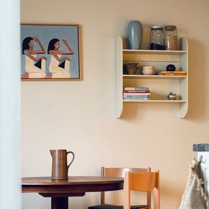Estantería de pared Strapats 62x73,6 cm, Off-white TÔNN furniture