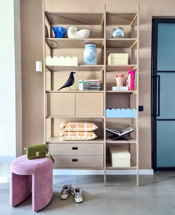 Estantería Portal, Camel, 123 cm - TÔNN furniture