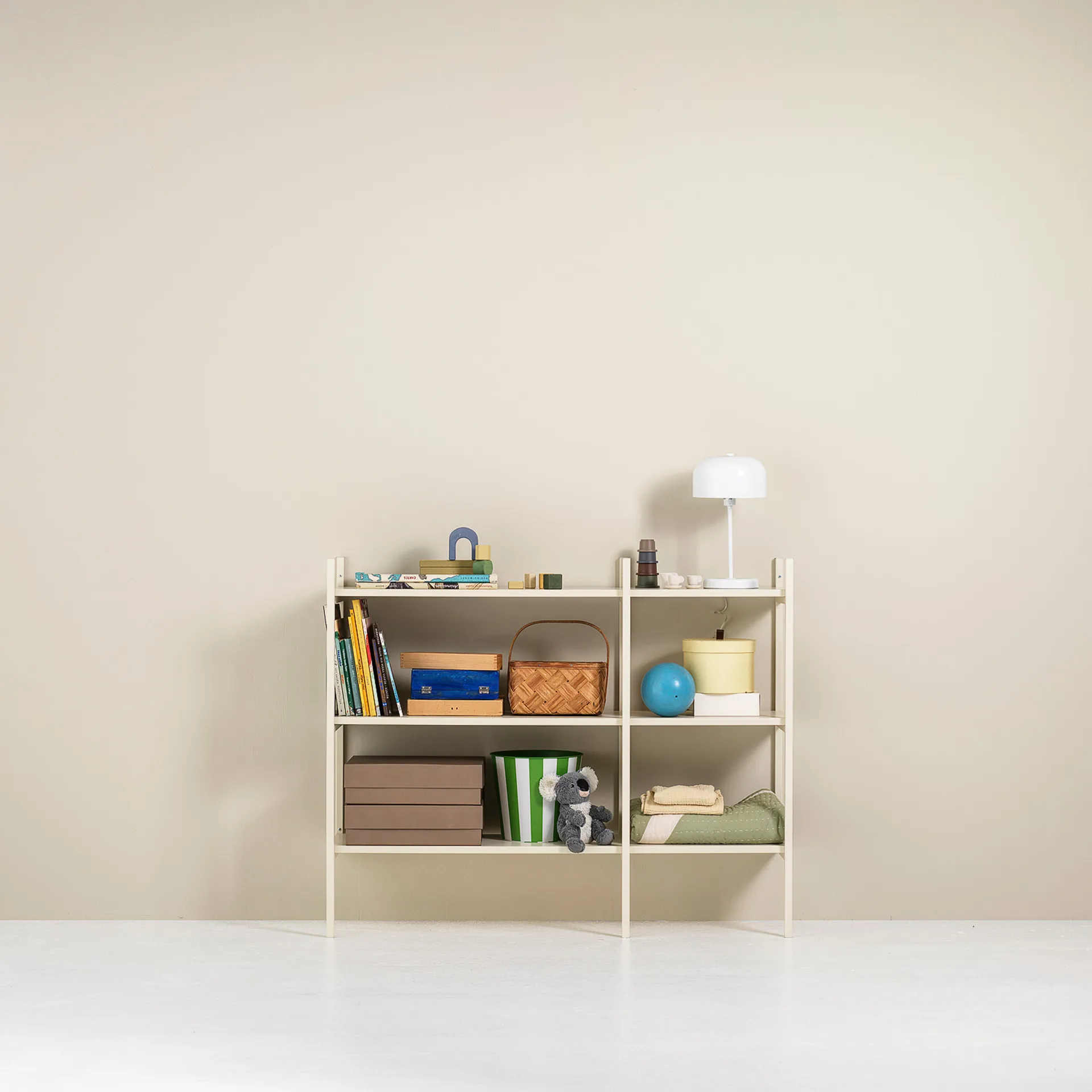 Estantería Portal small, Off white, 123 cm TÔNN furniture