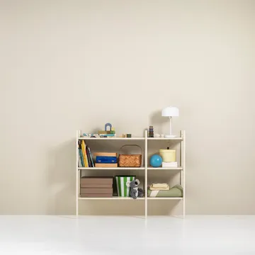 Estantería Portal small, Off white, 123 cm - TÔNN furniture