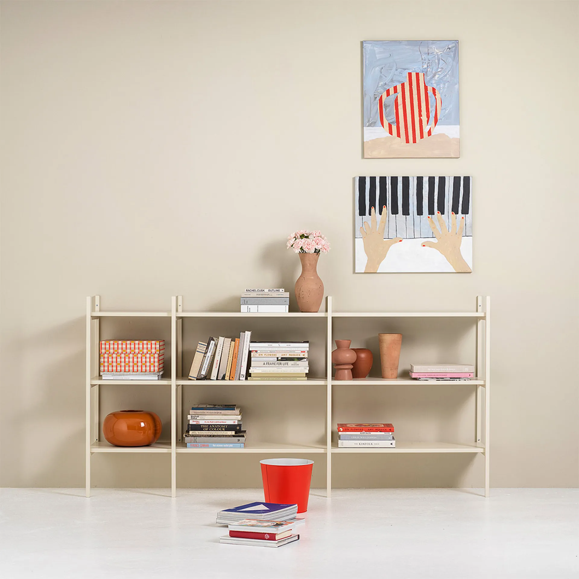 Estantería Portal small, Off white, 201 cm TÔNN furniture