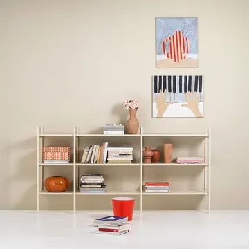 Estantería Portal small, Off white, 201 cm - TÔNN furniture