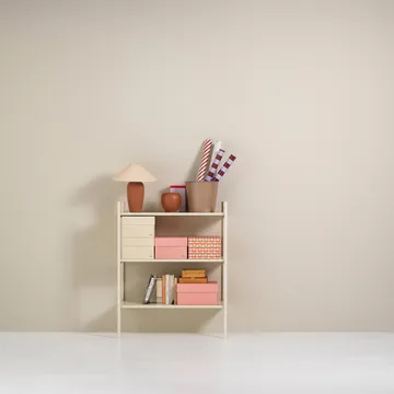 Estantería Portal small, Off white, 80 cm - TÔNN furniture