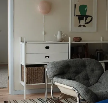 Estantería Portal small, White, 158 cm - TÔNN furniture