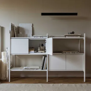 Estantería Portal small, White, 158 cm - TÔNN furniture