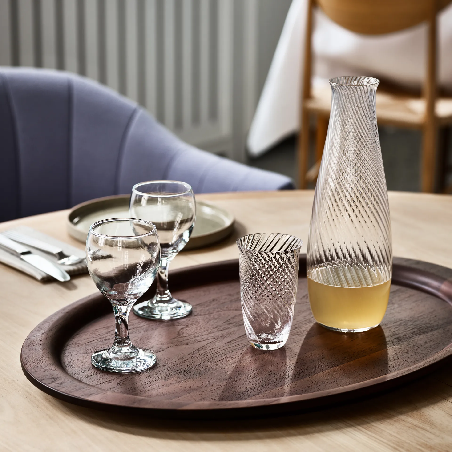 2 Vasos de agua Collect SC60, transparente &Tradition