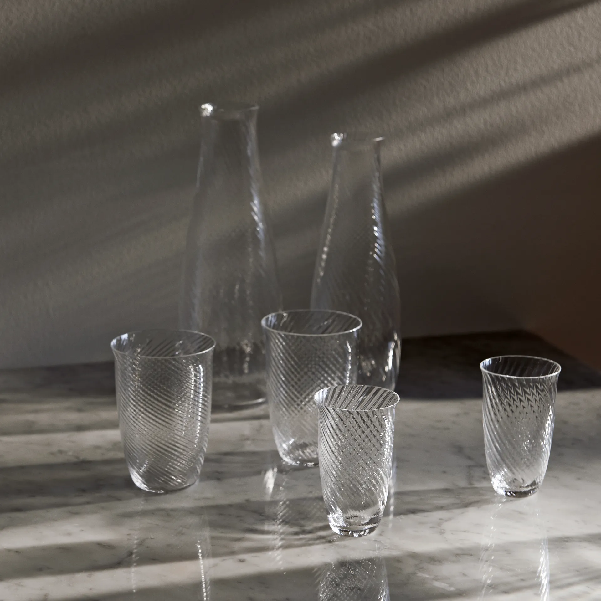 2 Vasos de agua Collect SC60, transparente &Tradition