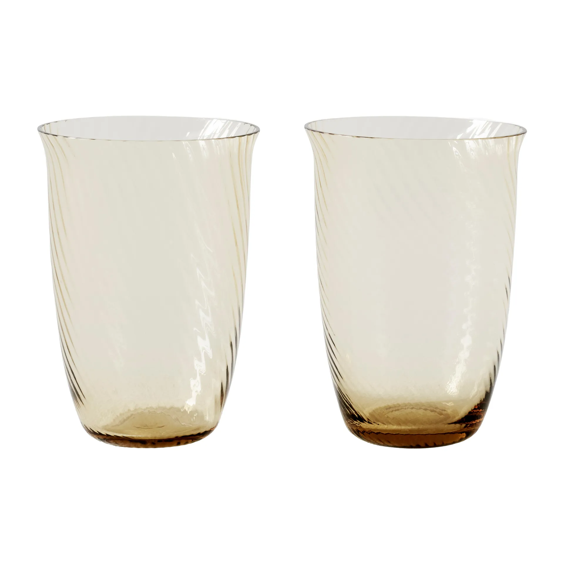2 Vasos de agua Collect SC61, Amber &Tradition
