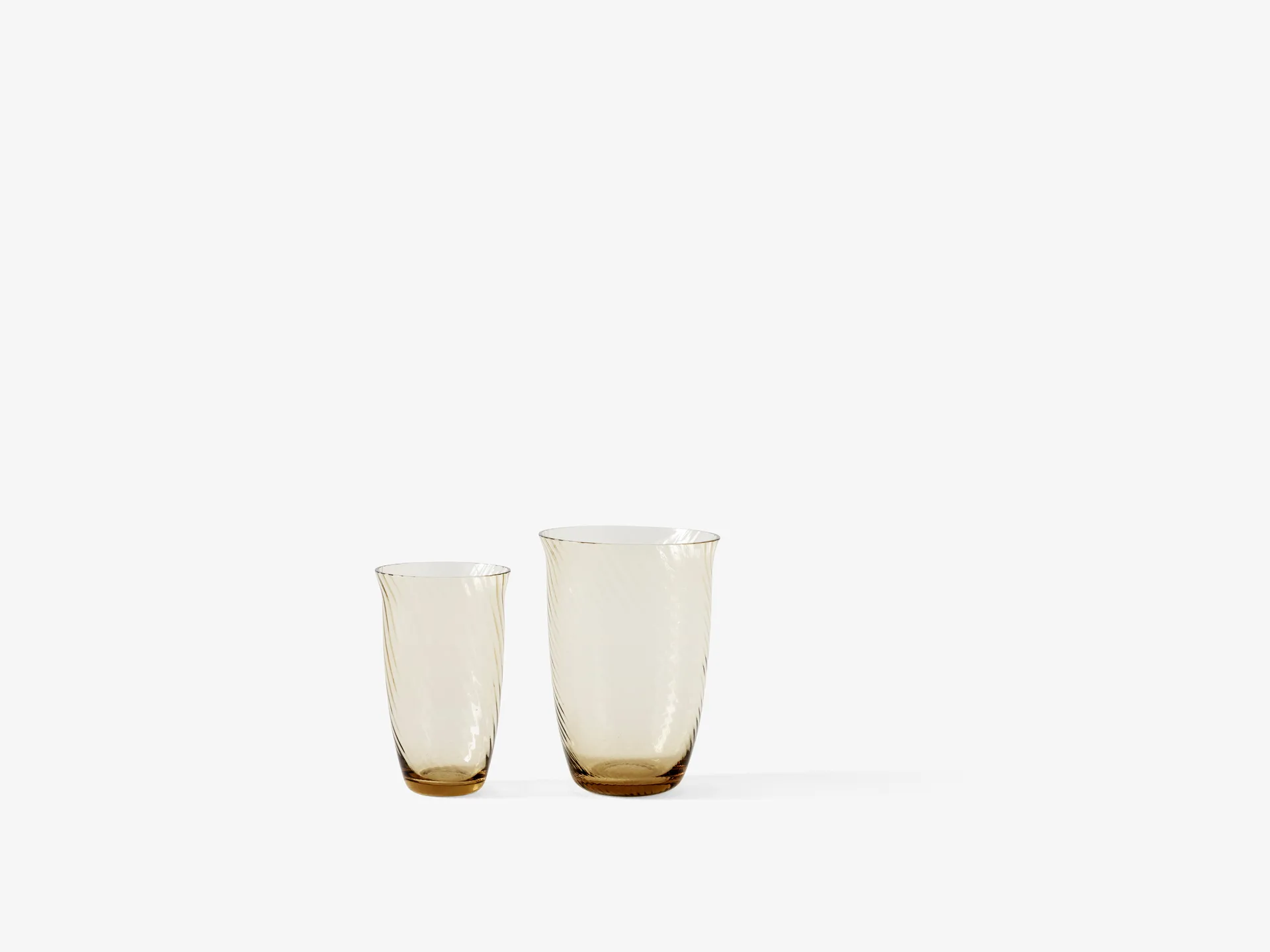 2 Vasos de agua Collect SC61, Amber &Tradition