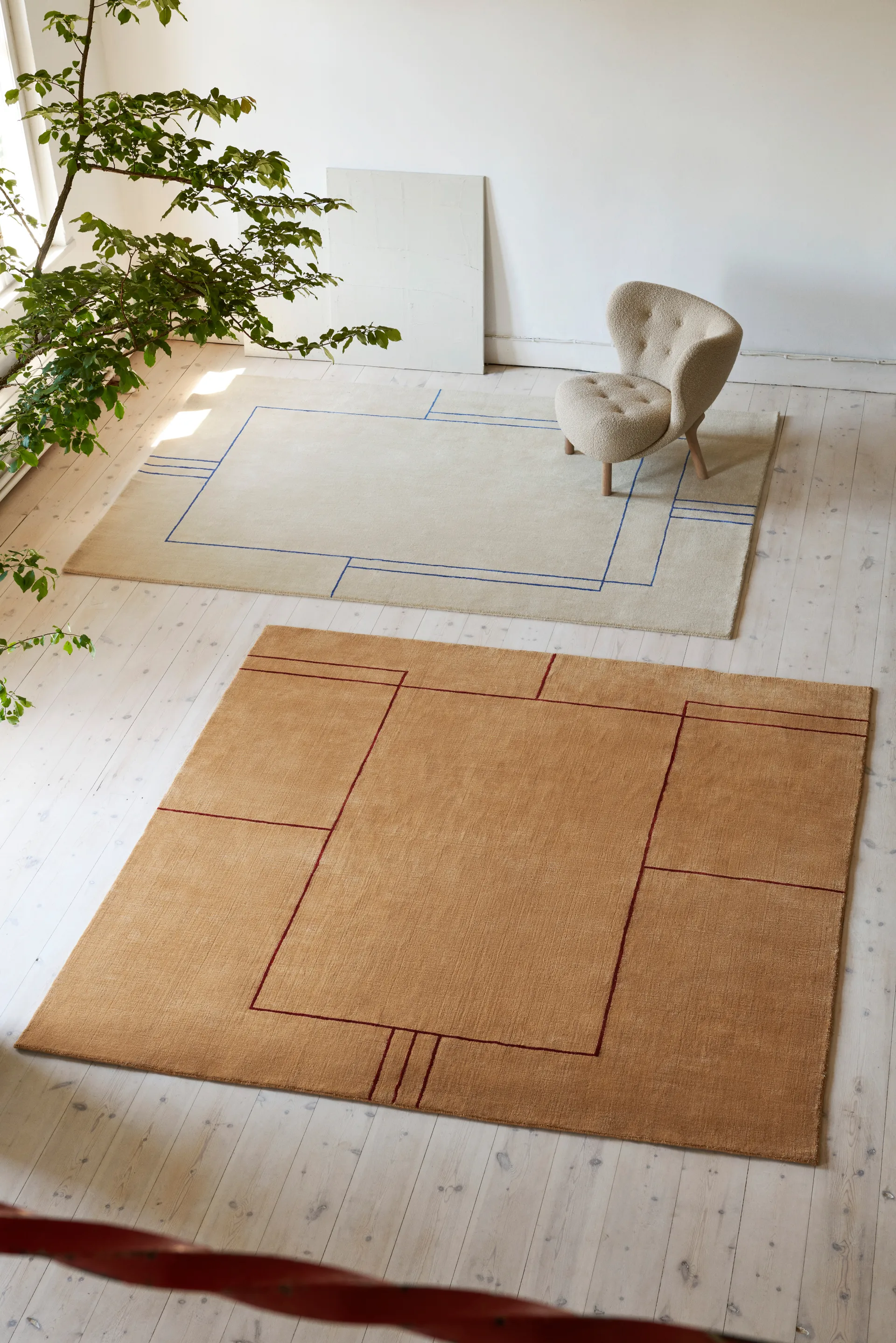 Alfombra Cruise AP11 240x240 cm, Bombay Golden Brown &Tradition