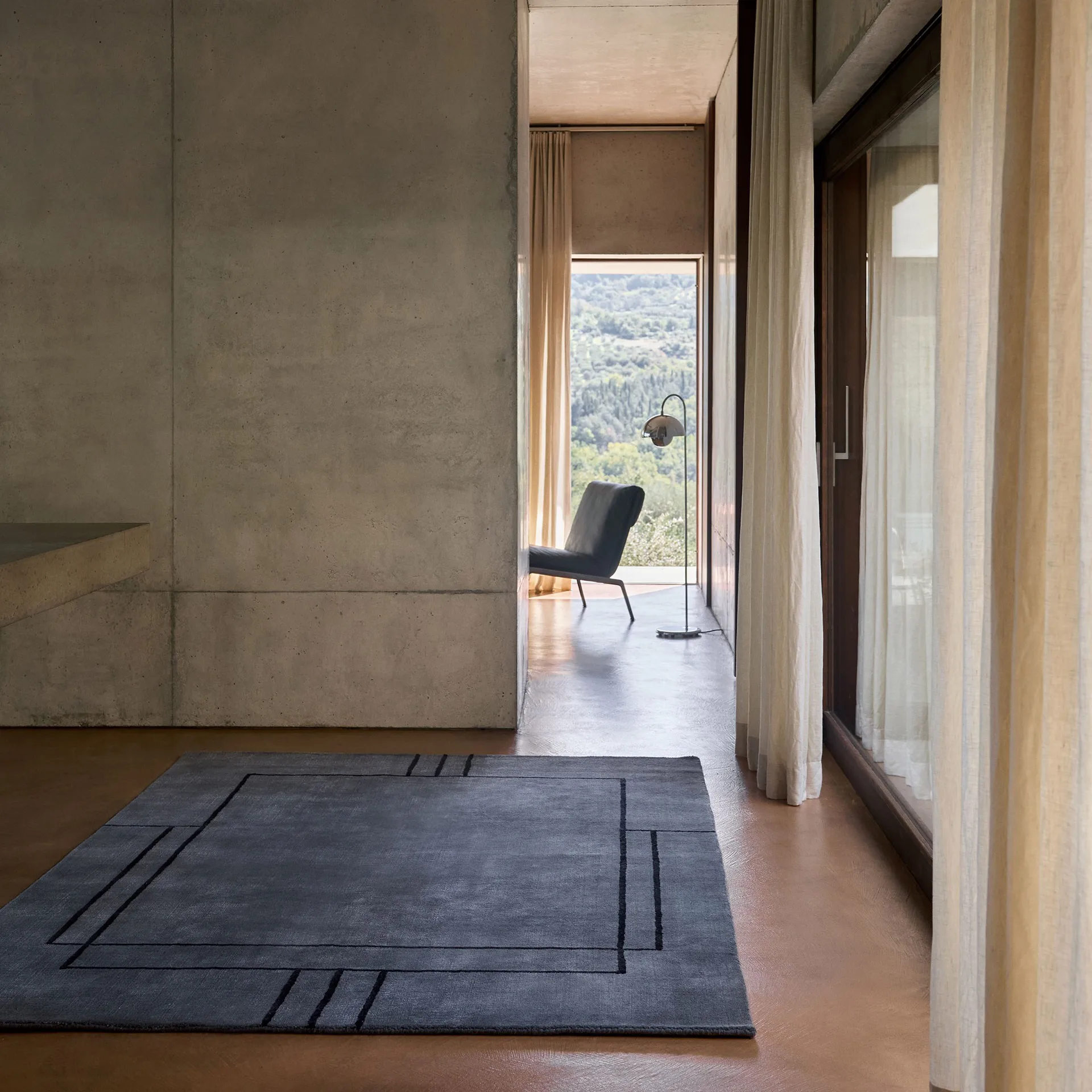 Alfombra Cruise AP23 170x240 cm, Colombo Grey Blue &Tradition