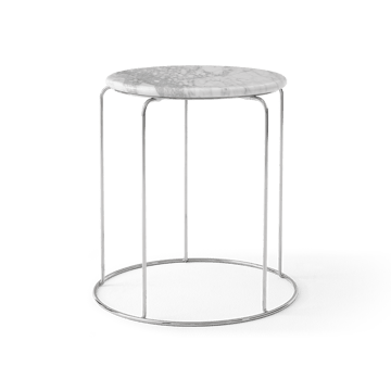 Balda superior Wire Stool VP11 Ø38 cm - Bianco Carrara mármol - &Tradition