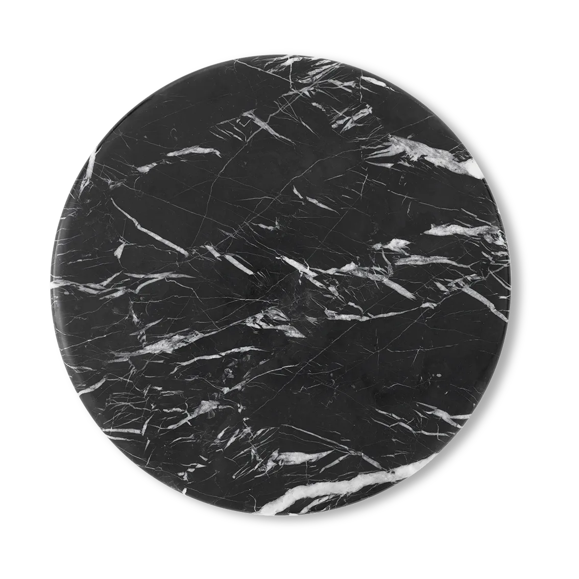 Balda superior Wire Stool VP11 Ø38 cm, Nero Marquina mármol &Tradition