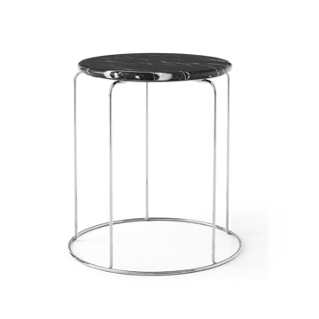 Balda superior Wire Stool VP11 Ø38 cm - Nero Marquina mármol - &Tradition