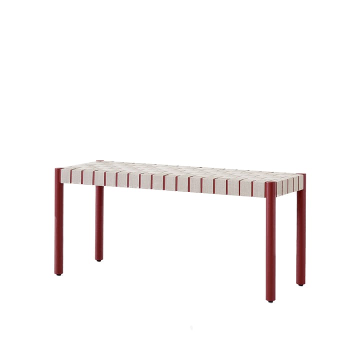 Banco Betty TK4 - Maroon, asiento de banda de lino trenzada - &Tradition