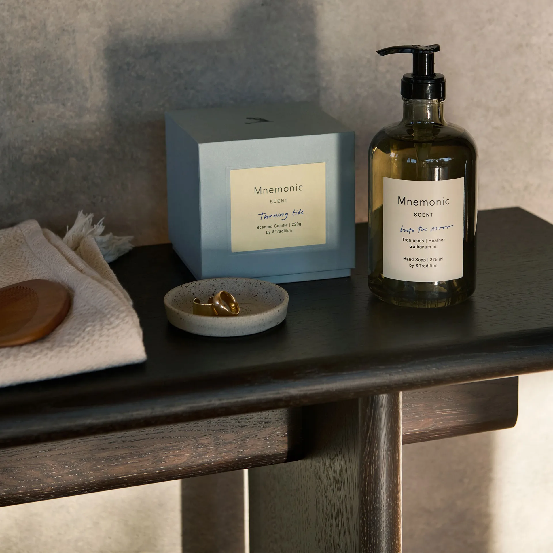 Banco Ita OS5 170 cm, Dark stained oak &Tradition