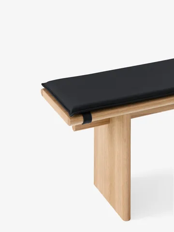 Banco Ita OS5 con cojín de asiento - Cuero Elmosoft 91102, 170 cm - &Tradition