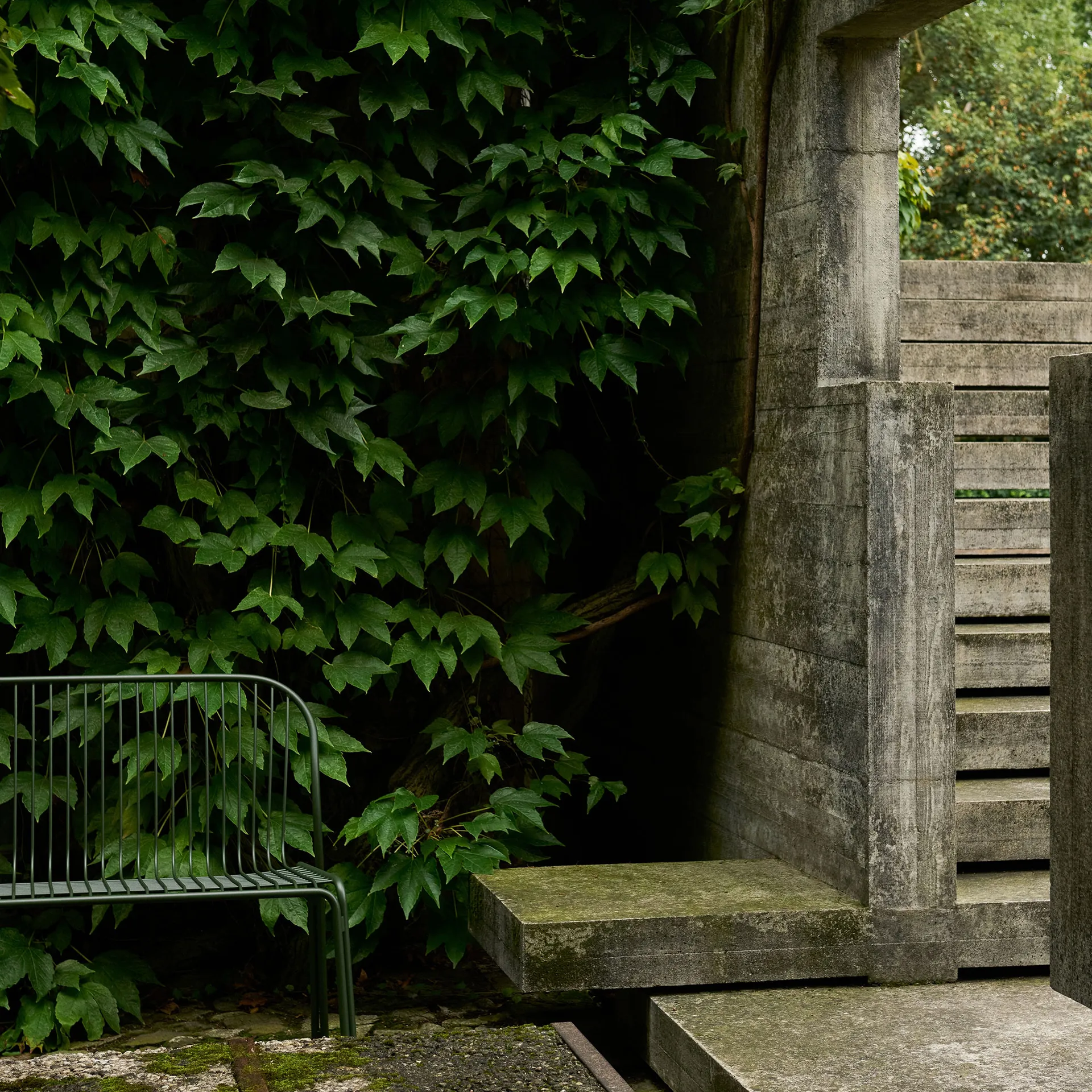 Banco Thorvald SC111 , Bronze green, 129 cm &Tradition