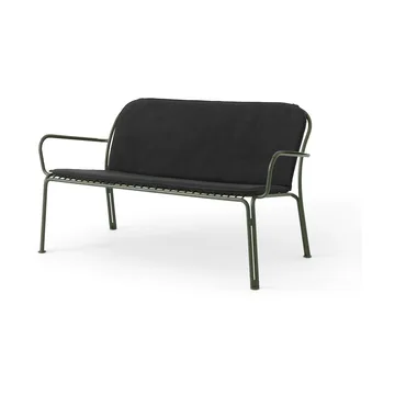 Banco Thorvald SC111 con cojín de asiento - Heritage char, 122,5 cm - &Tradition